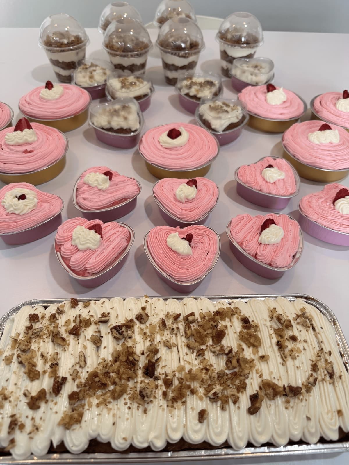 Variedad de postres artesanales de El Mesón Azucarado